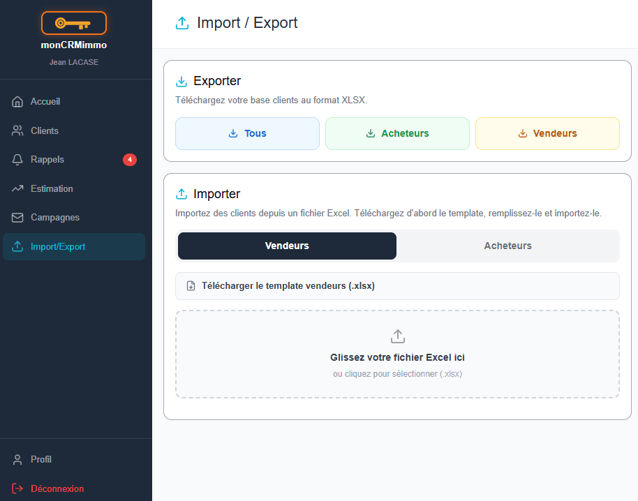 Import / Export